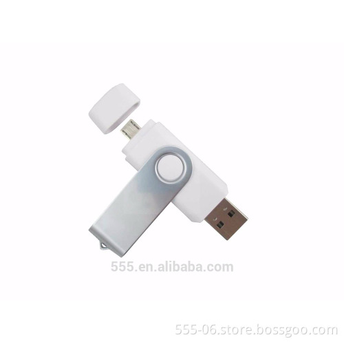 Dual Port 32GB OTG USB Flash Drive for Cell Phones